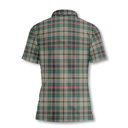 Clan Craig Tartan Women Polo Shirt Crest And Plaid Basic Style