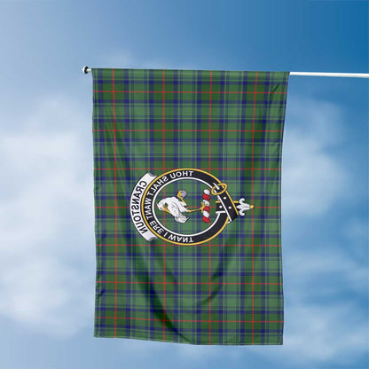 Clan Cranstoun Tartan Flag 1 Crest And Plaid Basic Style Tartan House Flag Crest And Plaid Basic Style