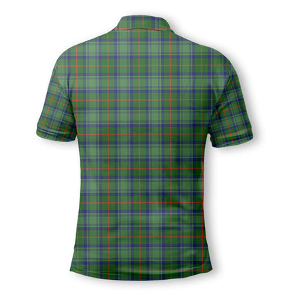 Clan Cranstoun Tartan Golf Men Polo Shirt Crest And Plaid Basic Style