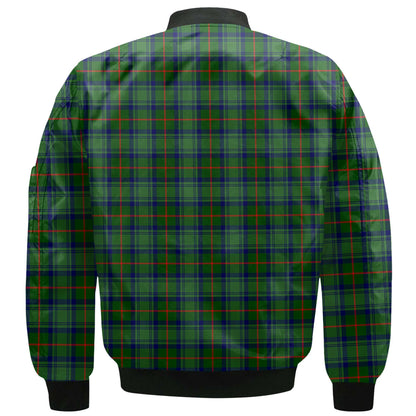 Clan Cranstoun Tartan Men Bomber Jacket Crest And Plaid Basic Style