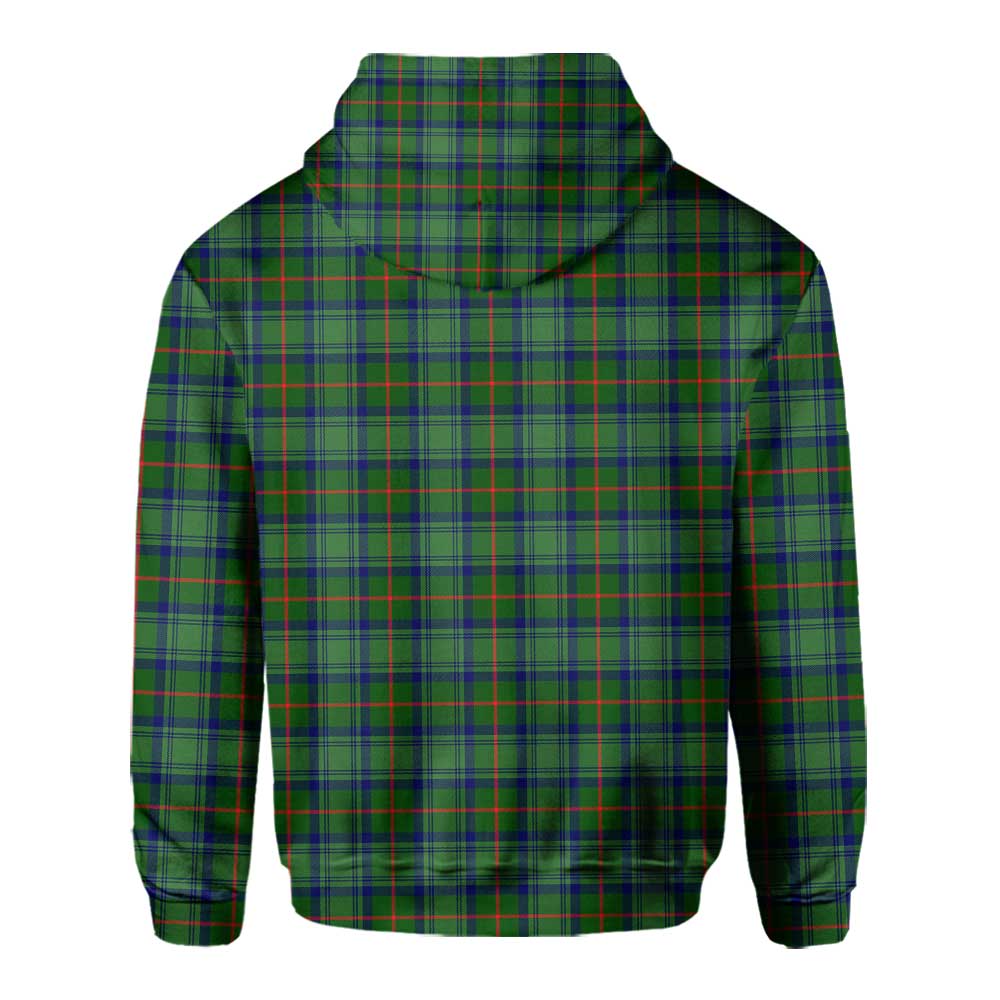 Clan Cranstoun Tartan Men Hoodie Crest And Plaid Basic Style