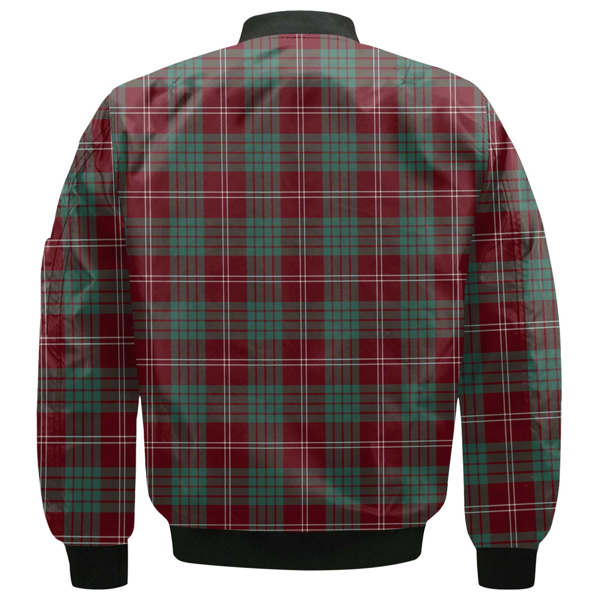 Clan Crawford Tartan Men Bomber Jacket Crest And Plaid Basic Style