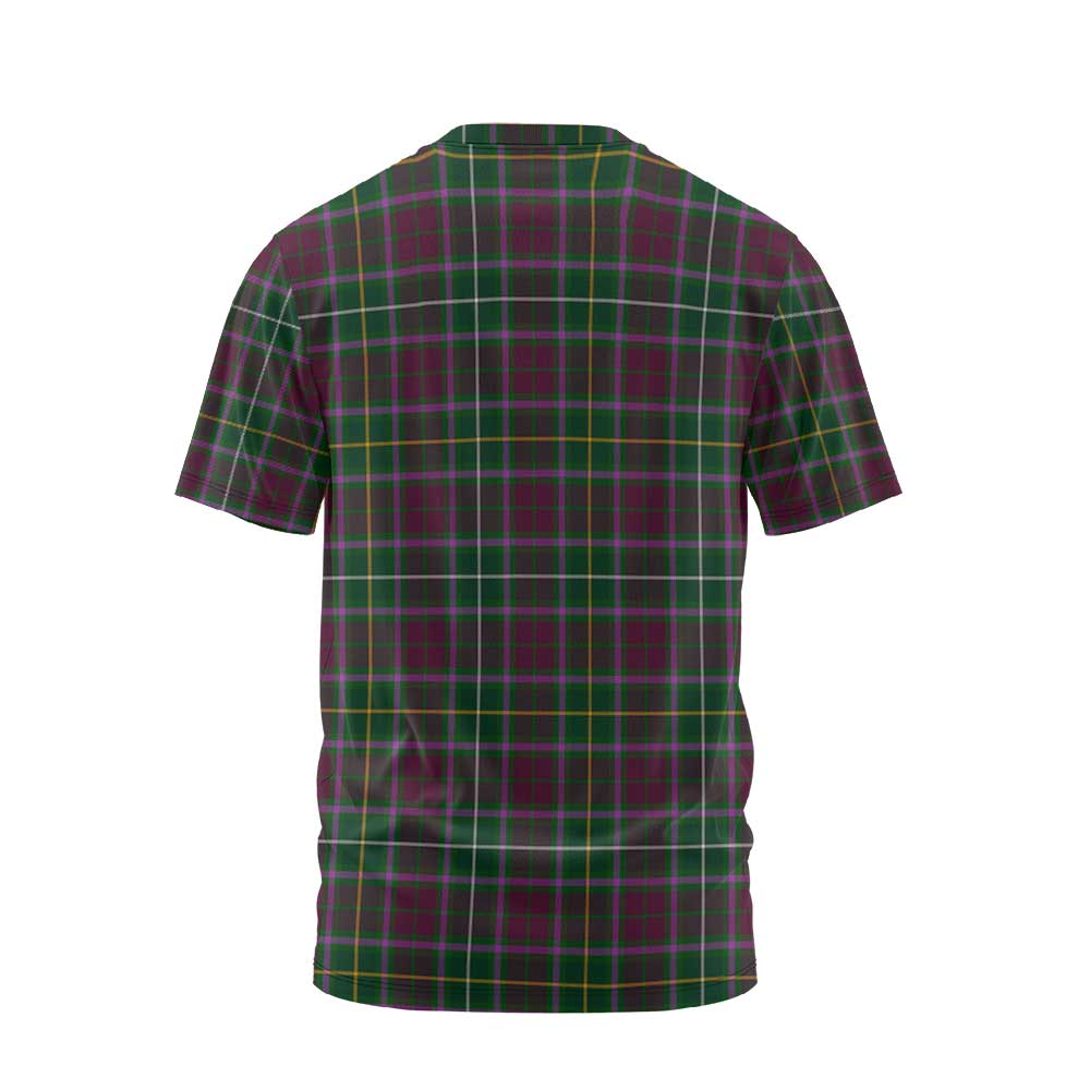 Clan Crosbie Tartan Men T Shirt Crest And Plaid Basic Style