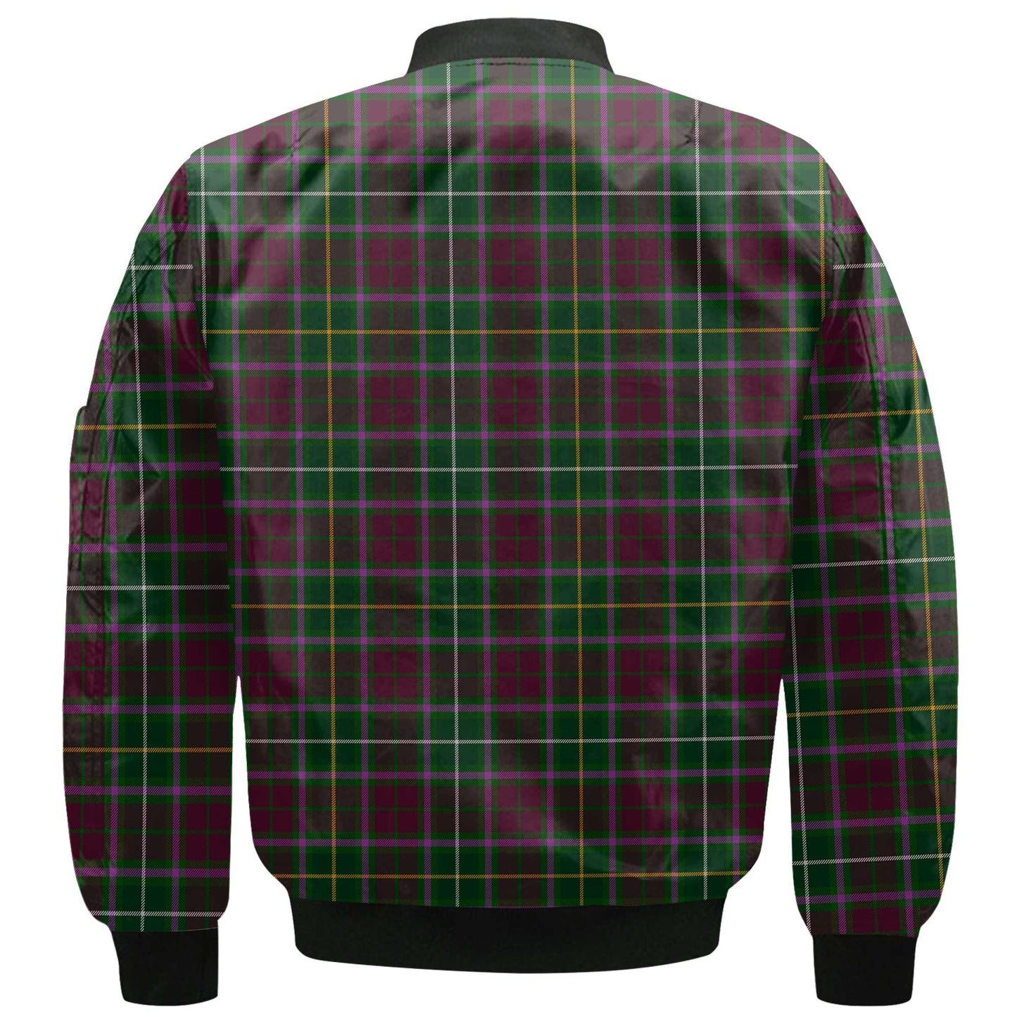 Clan Crosbie Tartan Women Bomber Jacket Crest And Plaid Basic Style