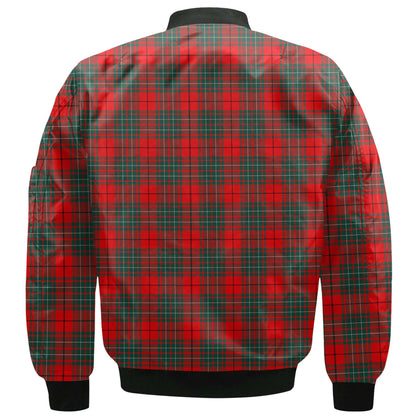 Clan Cumming Tartan Men Bomber Jacket Crest And Plaid Basic Style