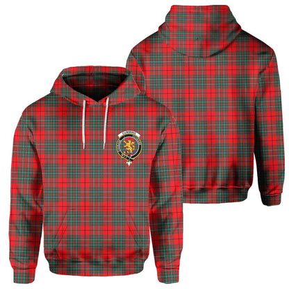 Clan Cumming Tartan Women Hoodie Crest And Plaid Basic Style