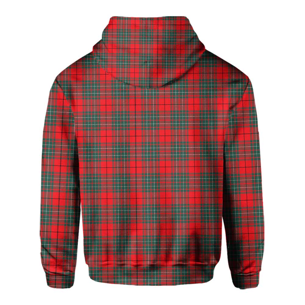 Clan Cumming Tartan Women Hoodie Crest And Plaid Basic Style