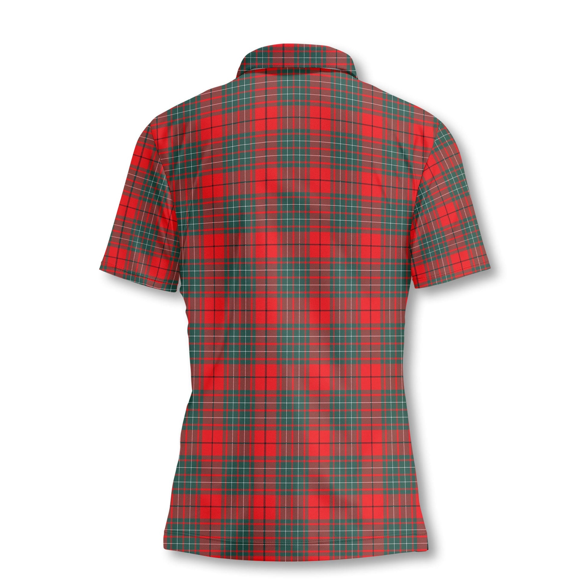 Clan Cumming Tartan Women Polo Shirt Crest And Plaid Basic Style