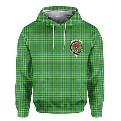 Clan Currie Tartan Men Hoodie Crest And Plaid Basic Style