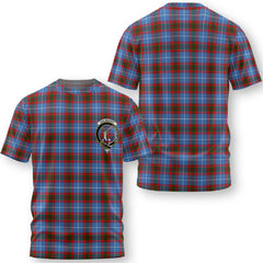 Clan Dalmahoy Tartan Men T Shirt Crest And Plaid Basic Style