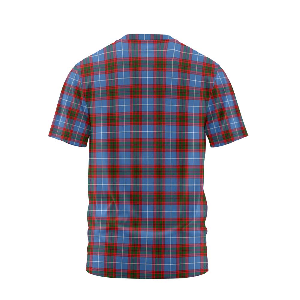 Clan Dalmahoy Tartan Men T Shirt Crest And Plaid Basic Style