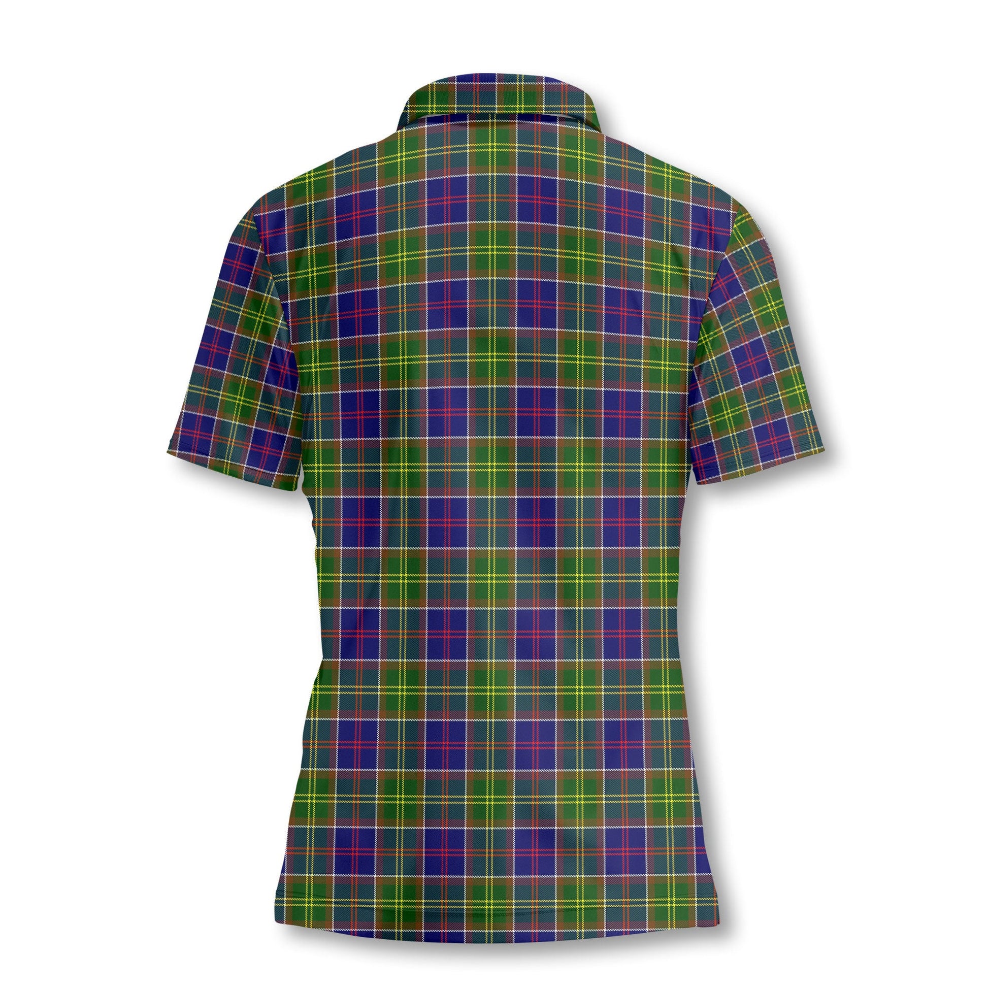 Clan Dalrymple Tartan Women Polo Shirt Crest And Plaid Basic Style