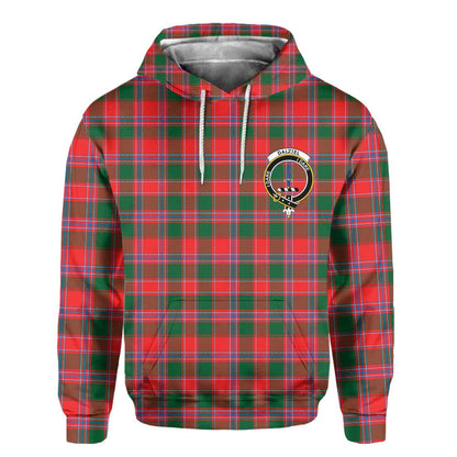 Clan Dalziel Tartan Men Hoodie Crest And Plaid Basic Style