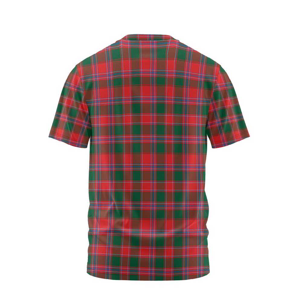 Clan Dalziel Tartan Men T Shirt Crest And Plaid Basic Style