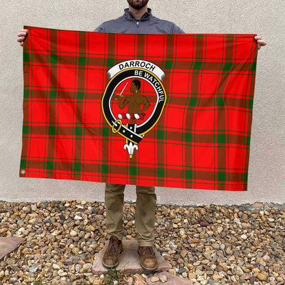 Clan Darroch Gourock Tartan Flag 1 Crest And Plaid Basic Style Tartan House Flag Crest And Plaid Basic Style