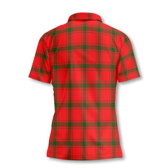 Clan Darroch Tartan Women Polo Shirt Crest And Plaid Basic Style