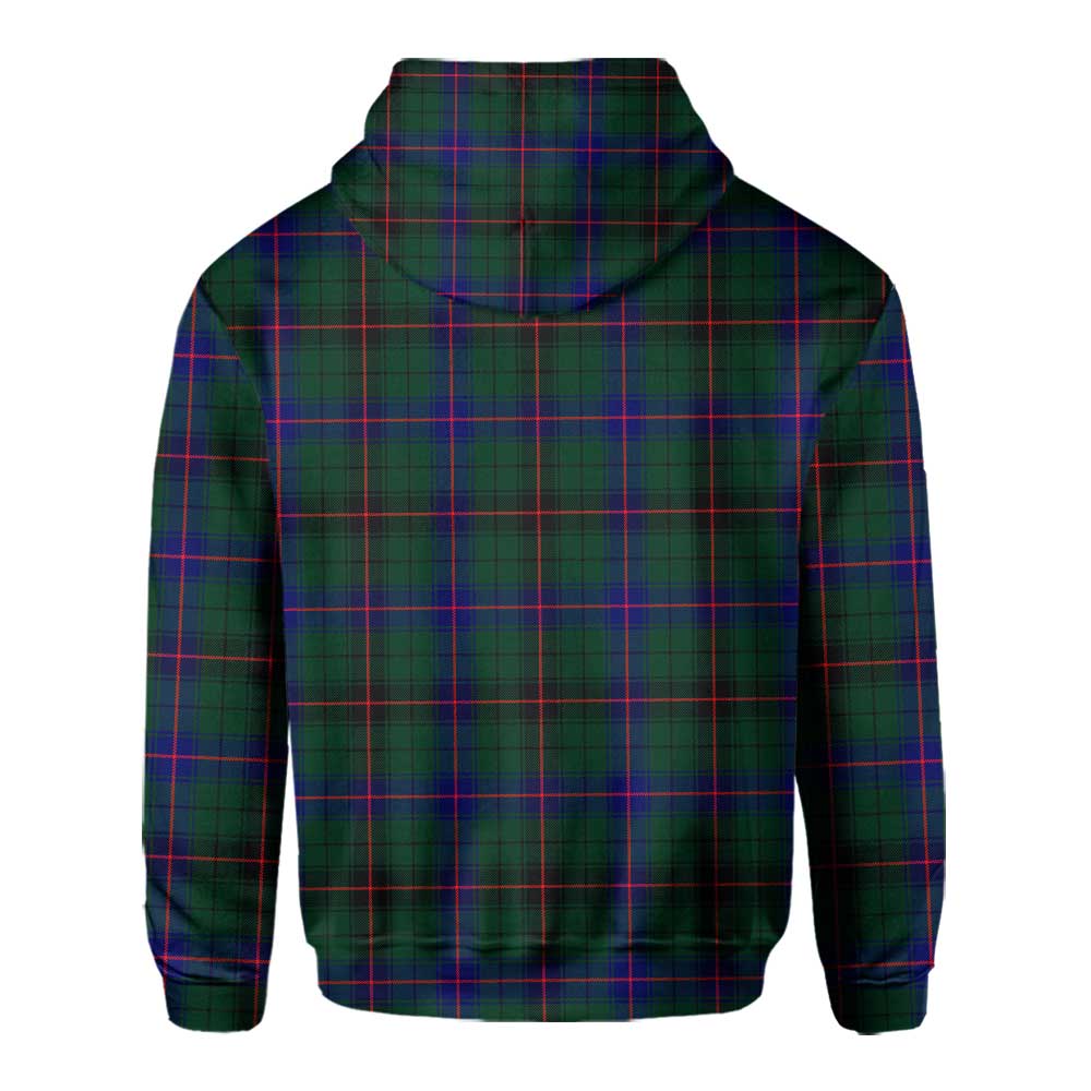 Clan Davidson Tartan Men Hoodie Crest And Plaid Basic Style