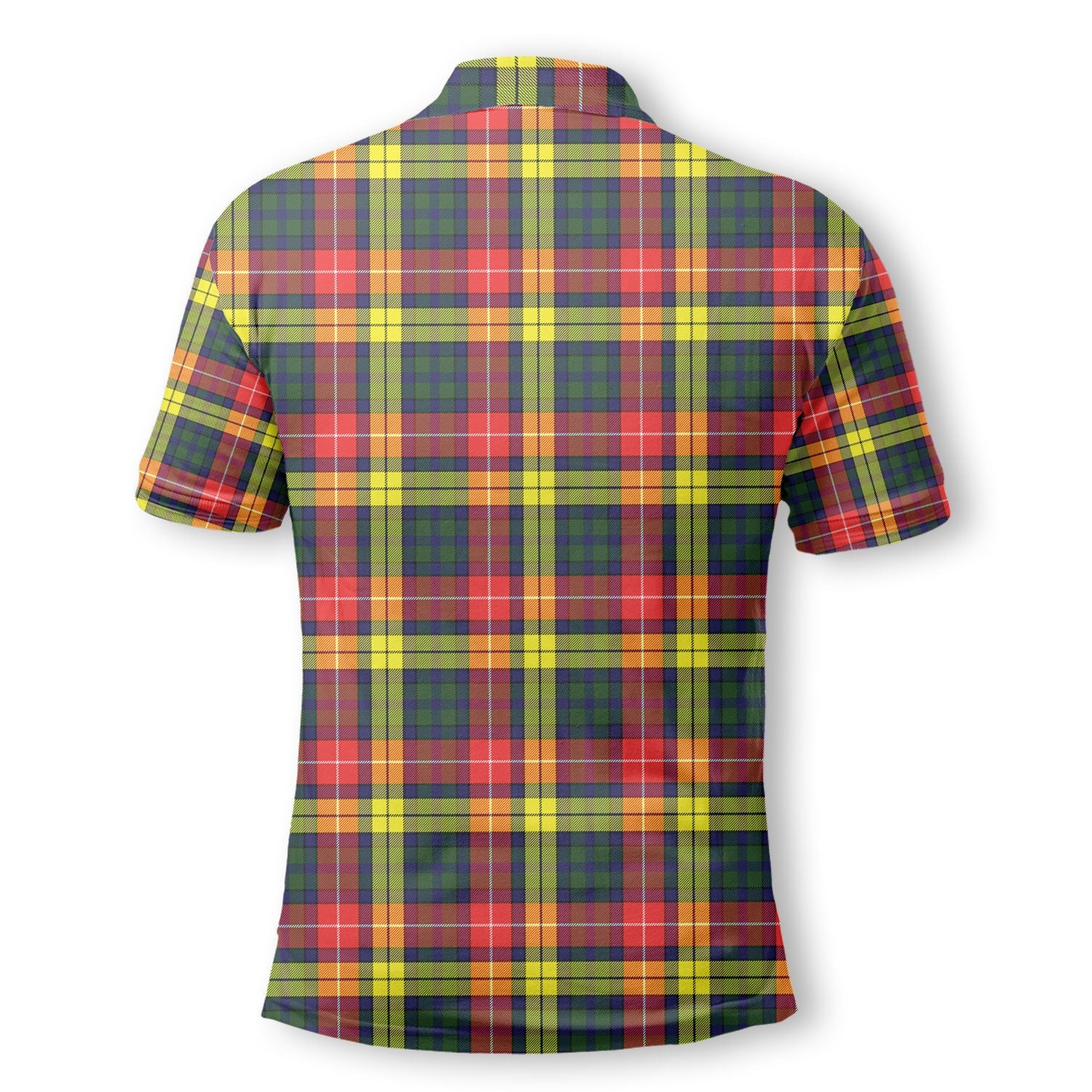 Clan Dewar Tartan Golf Men Polo Shirt Crest And Plaid Basic Style