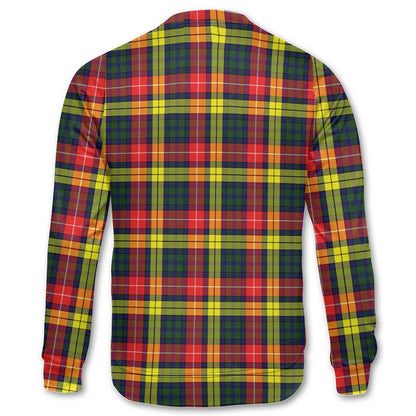 Clan Dewar Tartan Men Sweatshirt Crest And Plaid Basic Style