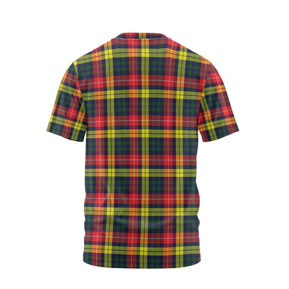 Clan Dewar Tartan Men T Shirt Crest And Plaid Basic Style