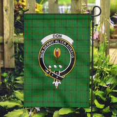 Clan Don Tartan Garden Flag Crest And Plaid Basic Style