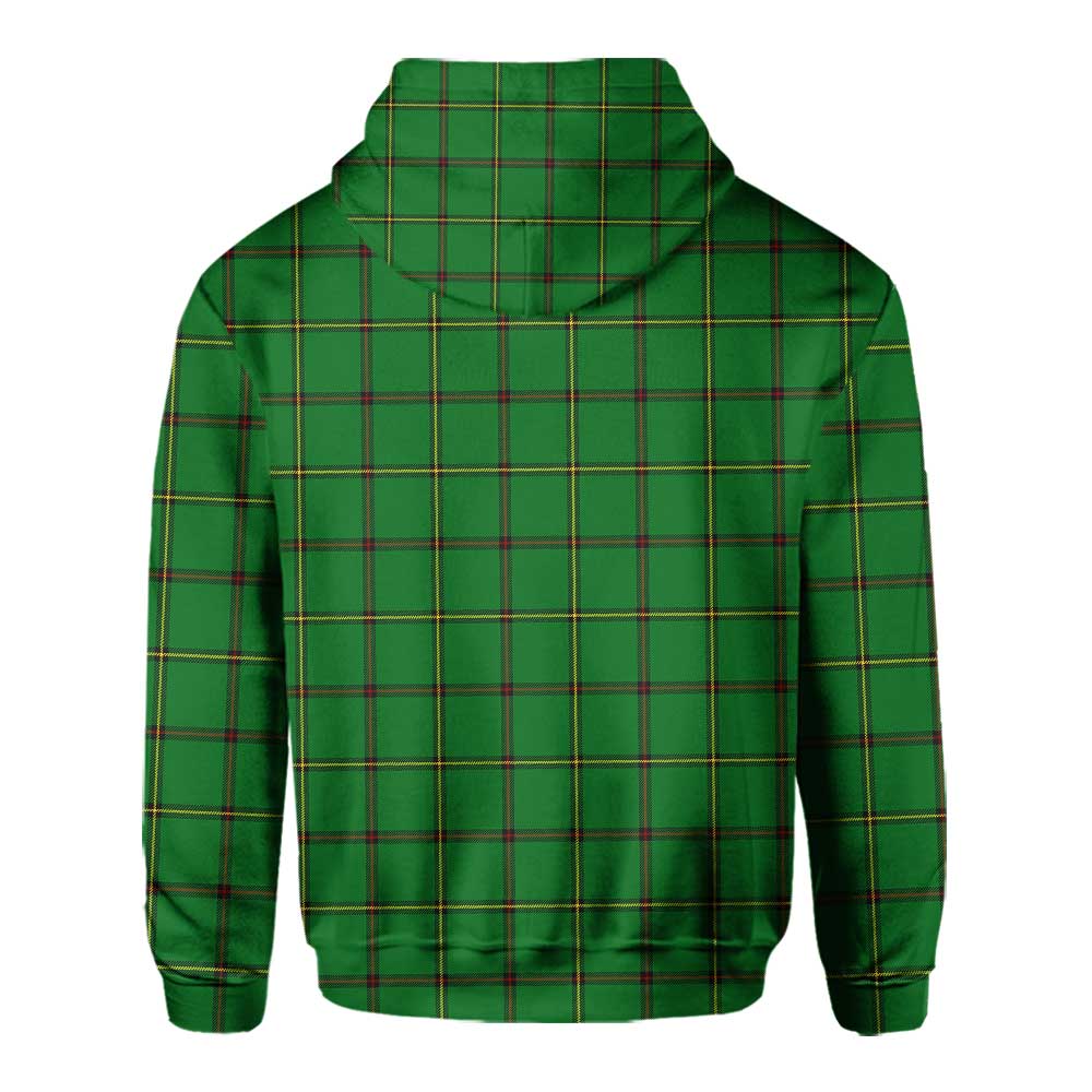 Clan Don Tartan Men Hoodie Crest And Plaid Basic Style