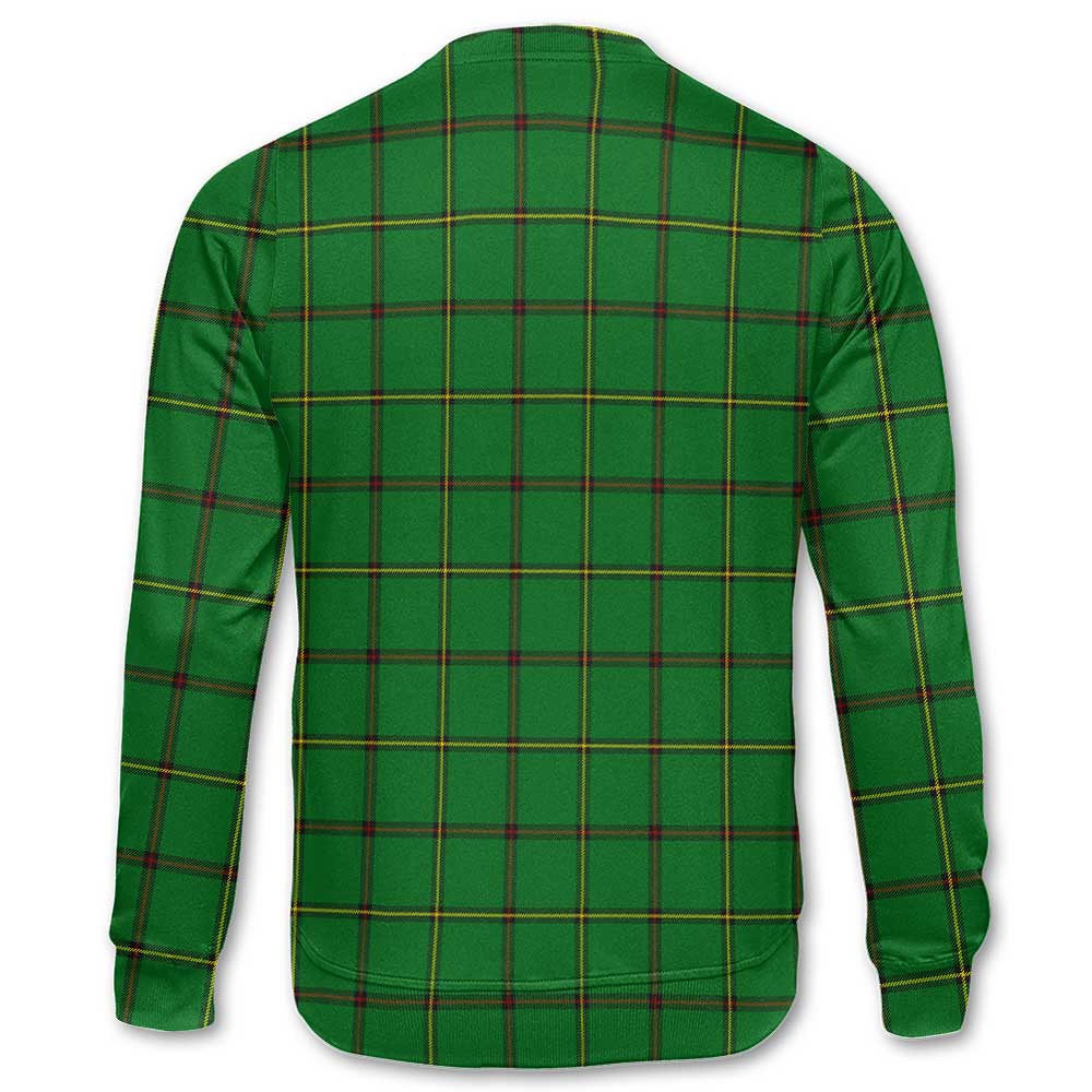 Clan Don Tartan Men Sweatshirt Crest And Plaid Basic Style