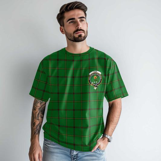 Clan Don Tartan Men T Shirt Crest And Plaid Basic Style