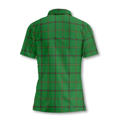 Clan Don Tartan Women Polo Shirt Crest And Plaid Basic Style