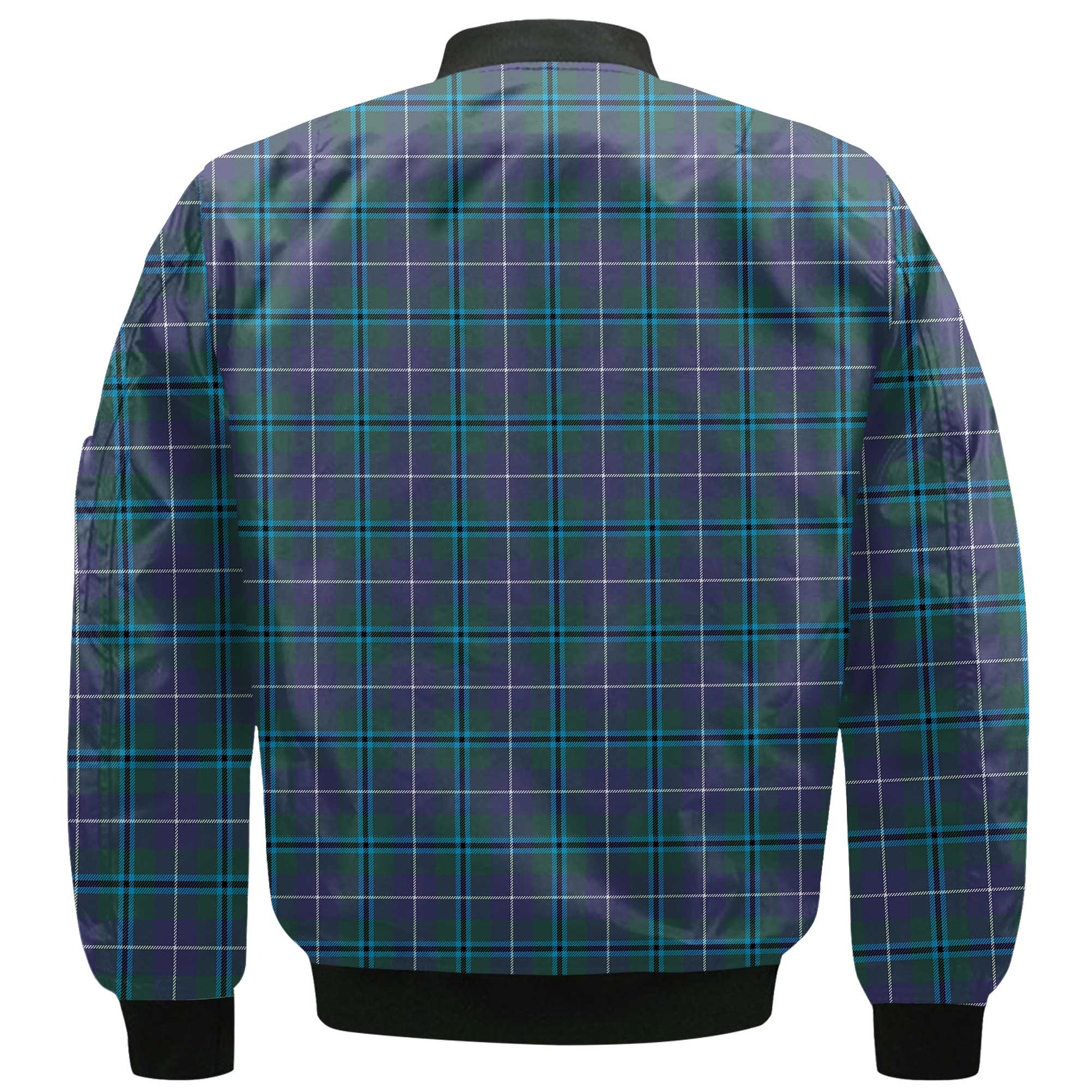 Clan Douglas Tartan Men Bomber Jacket Crest And Plaid Basic Style