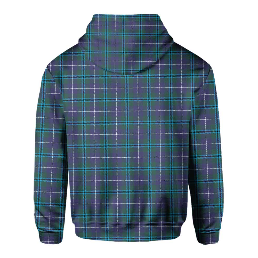 Clan Douglas Tartan Men Hoodie Crest And Plaid Basic Style