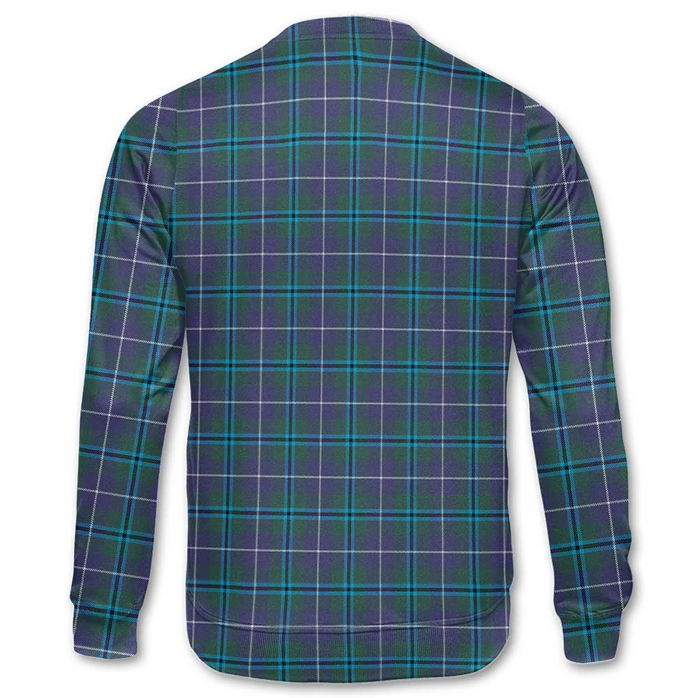 Clan Douglas Tartan Men Sweatshirt Crest And Plaid Basic Style