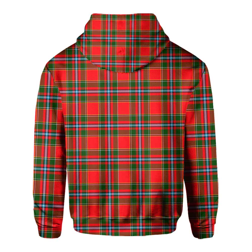 Clan Drummond Tartan Men Hoodie Crest And Plaid Basic Style