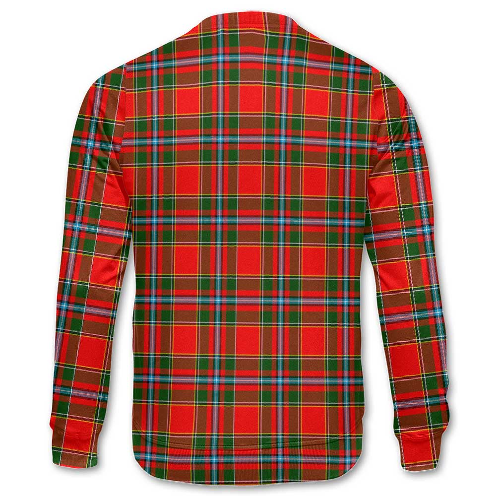 Clan Drummond Tartan Men Sweatshirt Crest And Plaid Basic Style