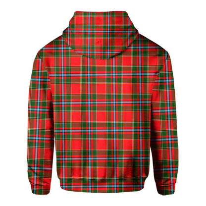 Clan Drummond Tartan Women Hoodie Crest And Plaid Basic Style