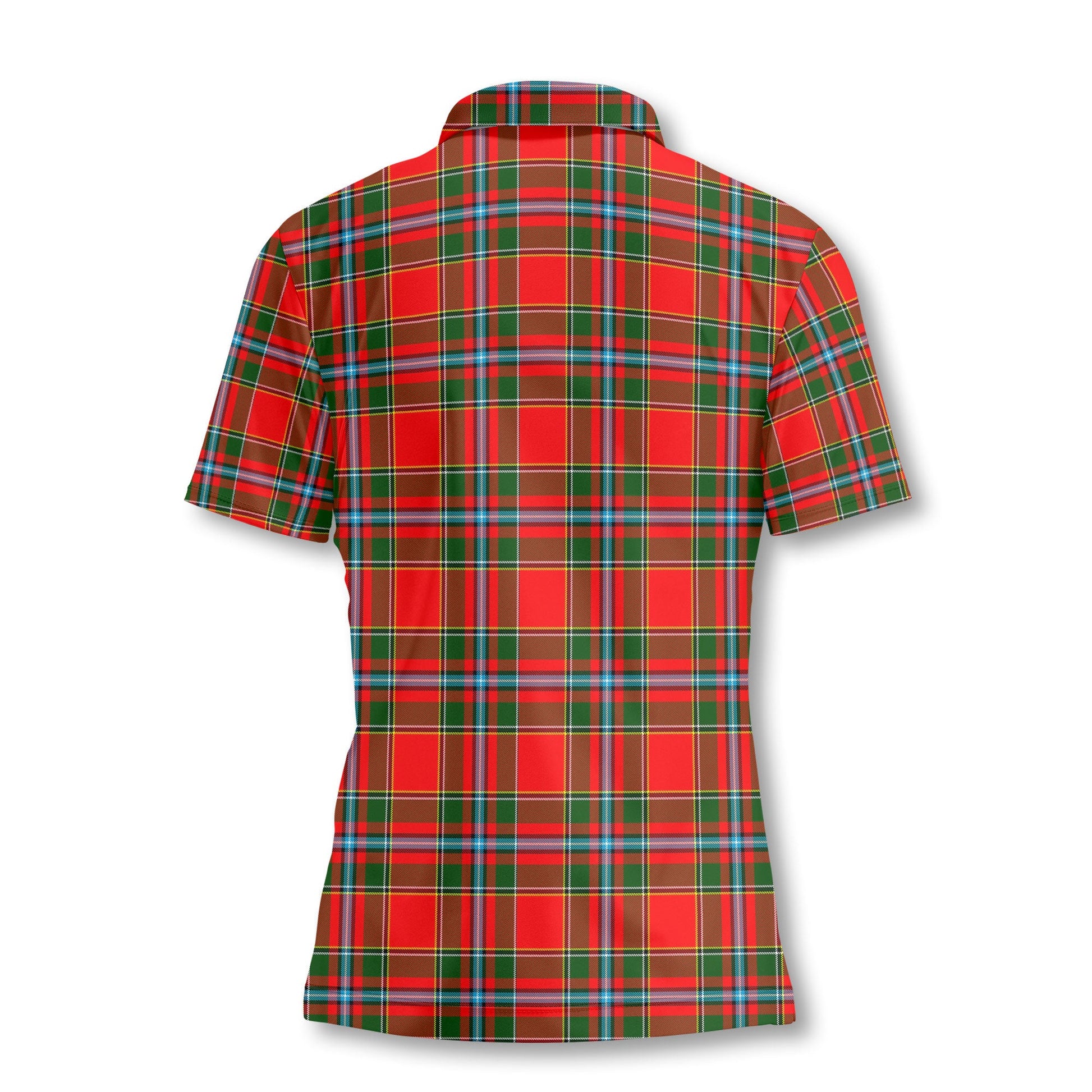 Clan Drummond Tartan Women Polo Shirt Crest And Plaid Basic Style