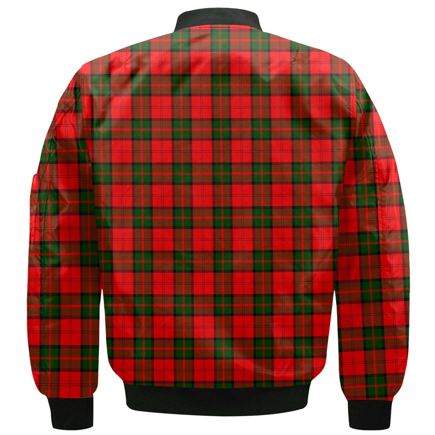 Clan Dunbar Tartan Men Bomber Jacket Crest And Plaid Basic Style