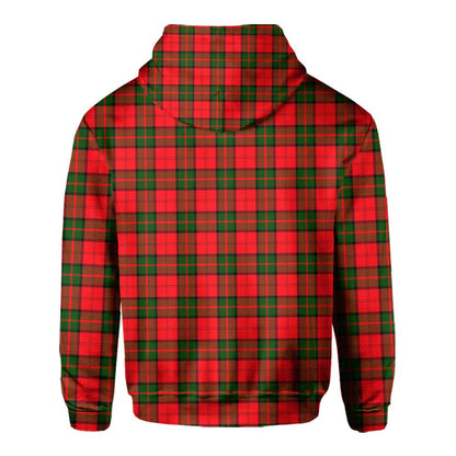 Clan Dunbar Tartan Women Hoodie Crest And Plaid Basic Style