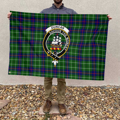 Clan Duncan Tartan Flag 1 Crest And Plaid Basic Style Tartan House Flag Crest And Plaid Basic Style