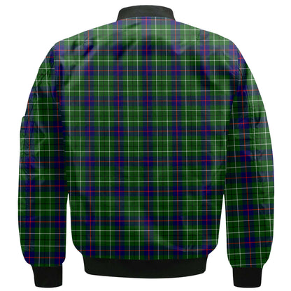 Clan Duncan Tartan Men Bomber Jacket Crest And Plaid Basic Style