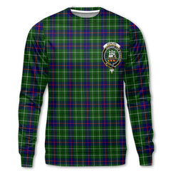 Clan Duncan Tartan Men Sweatshirt Crest And Plaid Basic Style