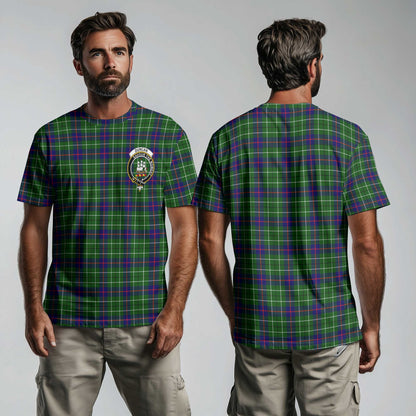 Clan Duncan Tartan Men T Shirt Crest And Plaid Basic Style