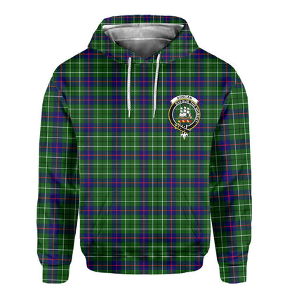 Clan Duncan Tartan Women Hoodie Crest And Plaid Basic Style