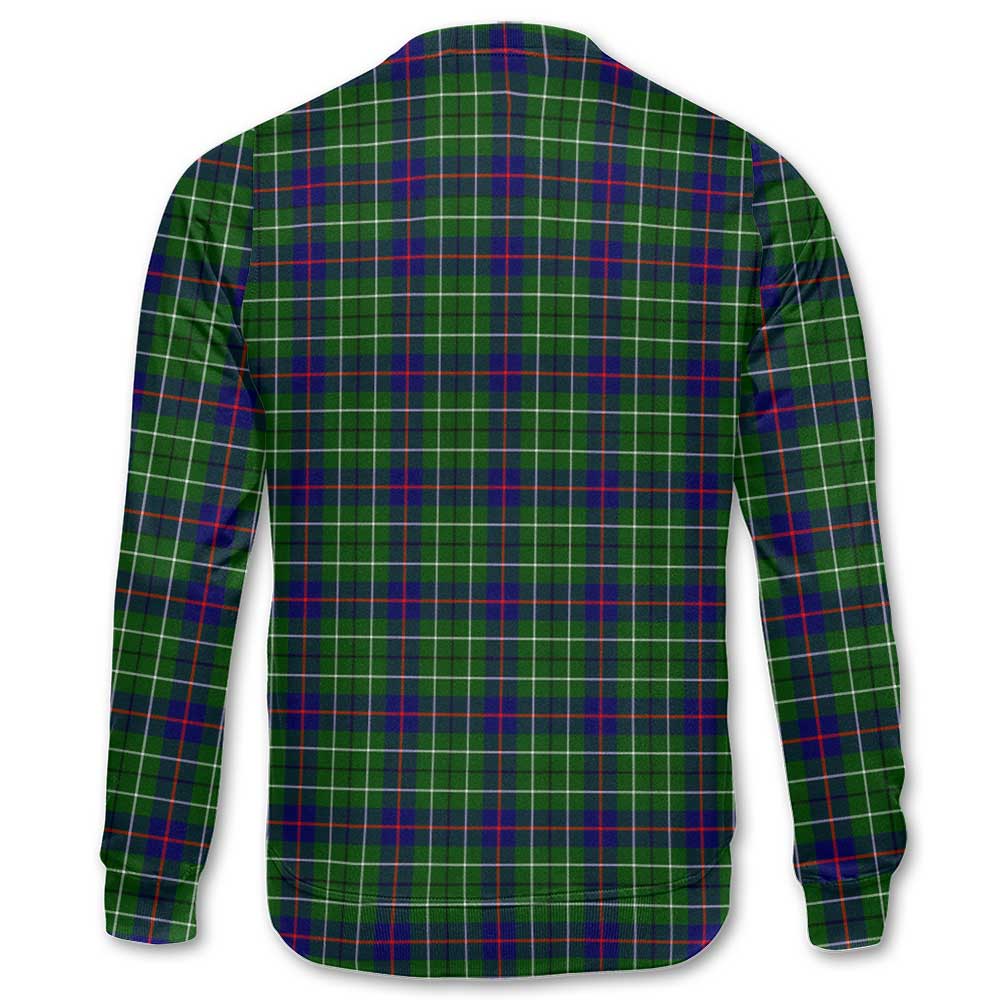 Clan Duncan Tartan Women Sweatshirt Crest And Plaid Basic Style