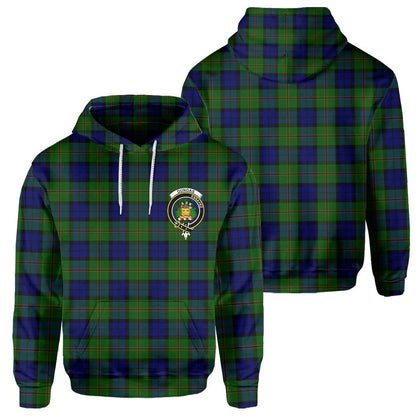 Clan Dundas Tartan Men Hoodie Crest And Plaid Basic Style