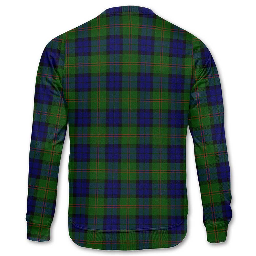 Clan Dundas Tartan Men Sweatshirt Crest And Plaid Basic Style