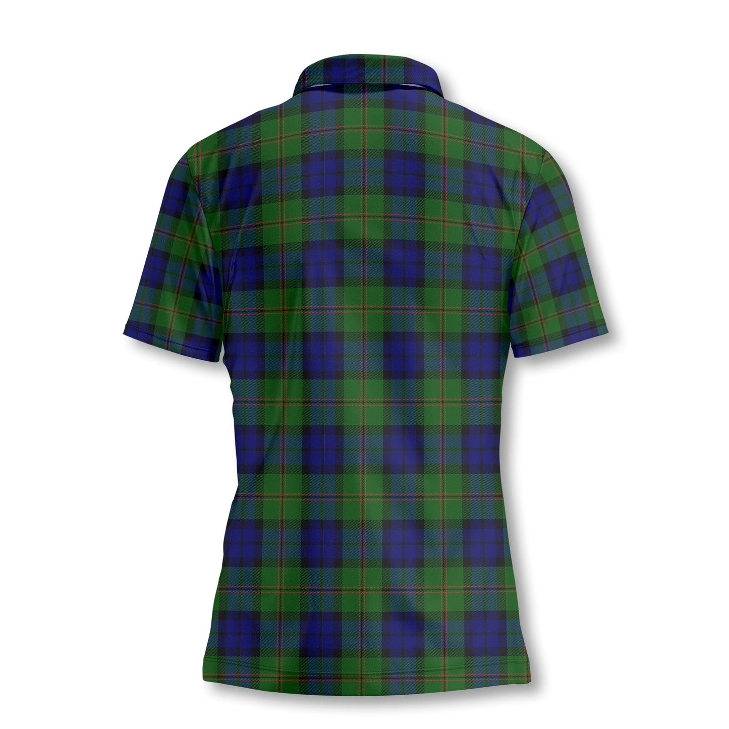 Clan Dundas Tartan Women Polo Shirt Crest And Plaid Basic Style