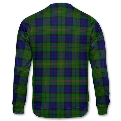 Clan Dundas Tartan Women Sweatshirt Crest And Plaid Basic Style