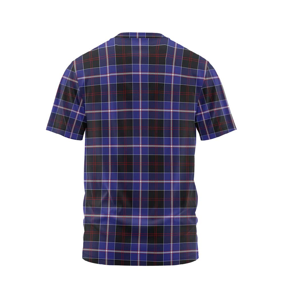 Clan Dunlop Tartan Men T Shirt Crest And Plaid Basic Style