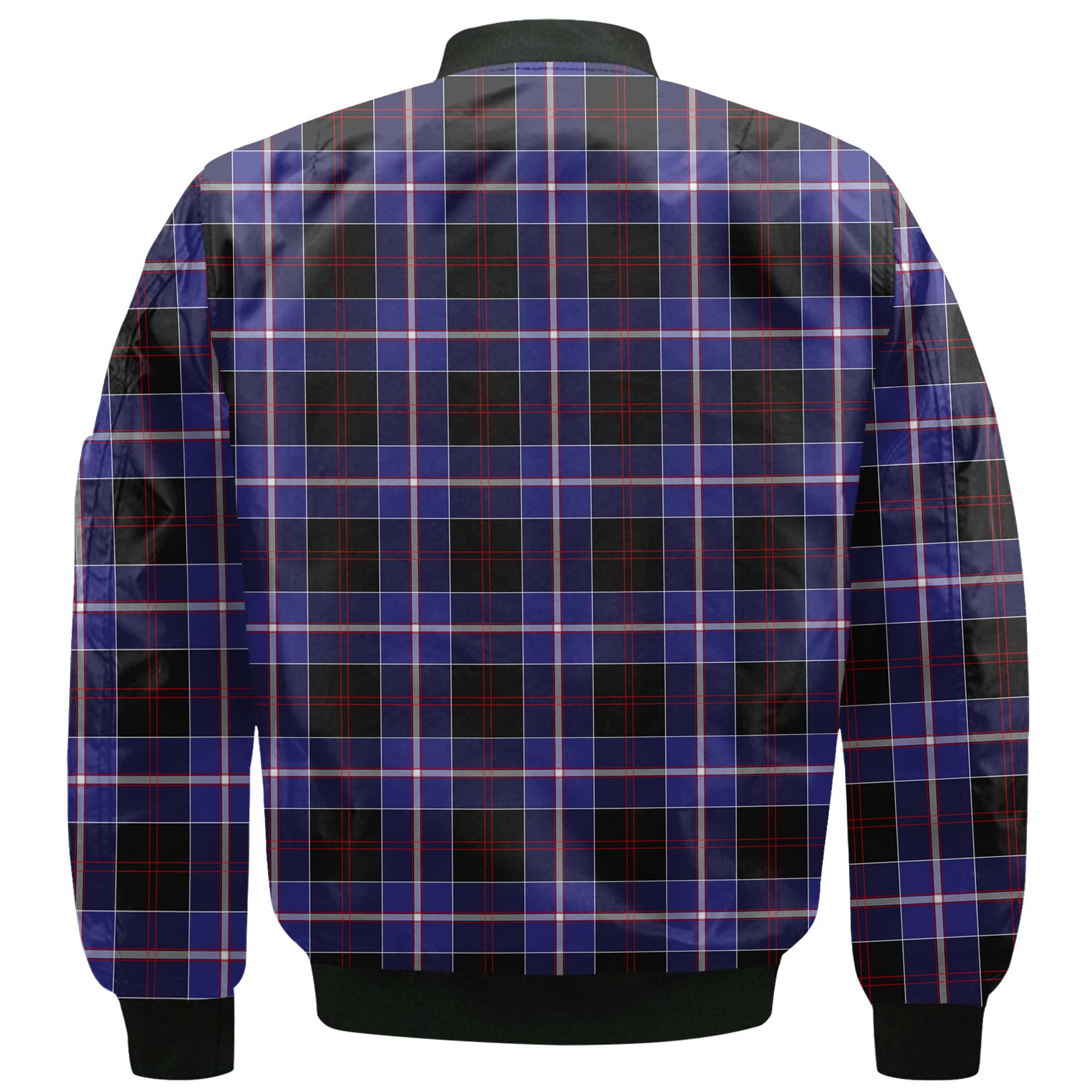 Clan Dunlop Tartan Women Bomber Jacket Crest And Plaid Basic Style